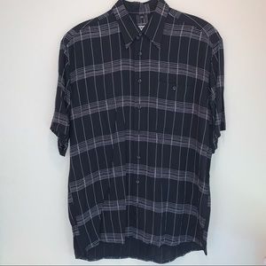 Georg Roth of Germany Black and White Men’s Dress shirt